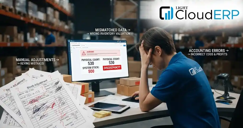 How Manual Stock Adjustments Cause Accounting Errors