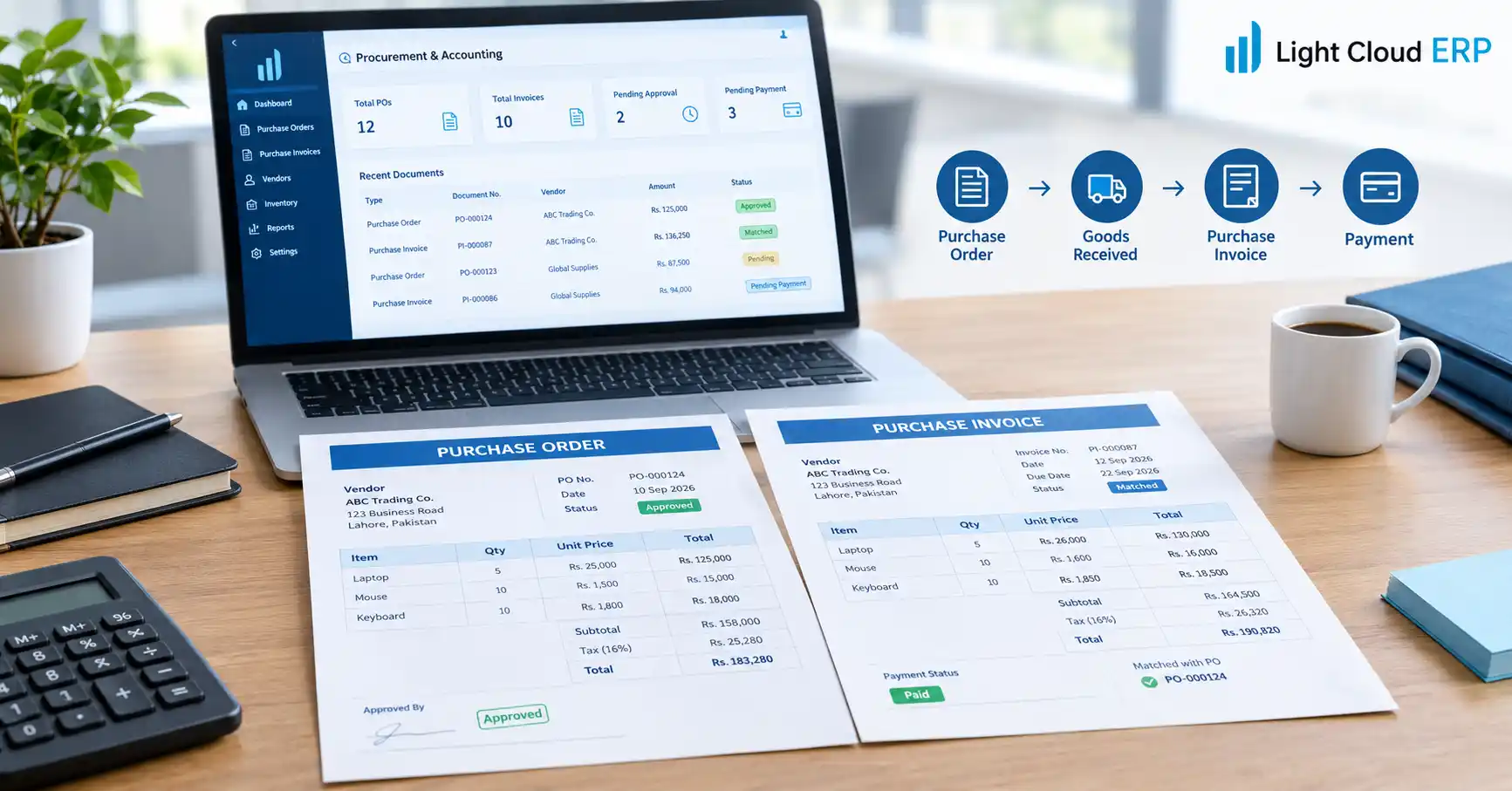 Purchase Order vs Purchase Invoice